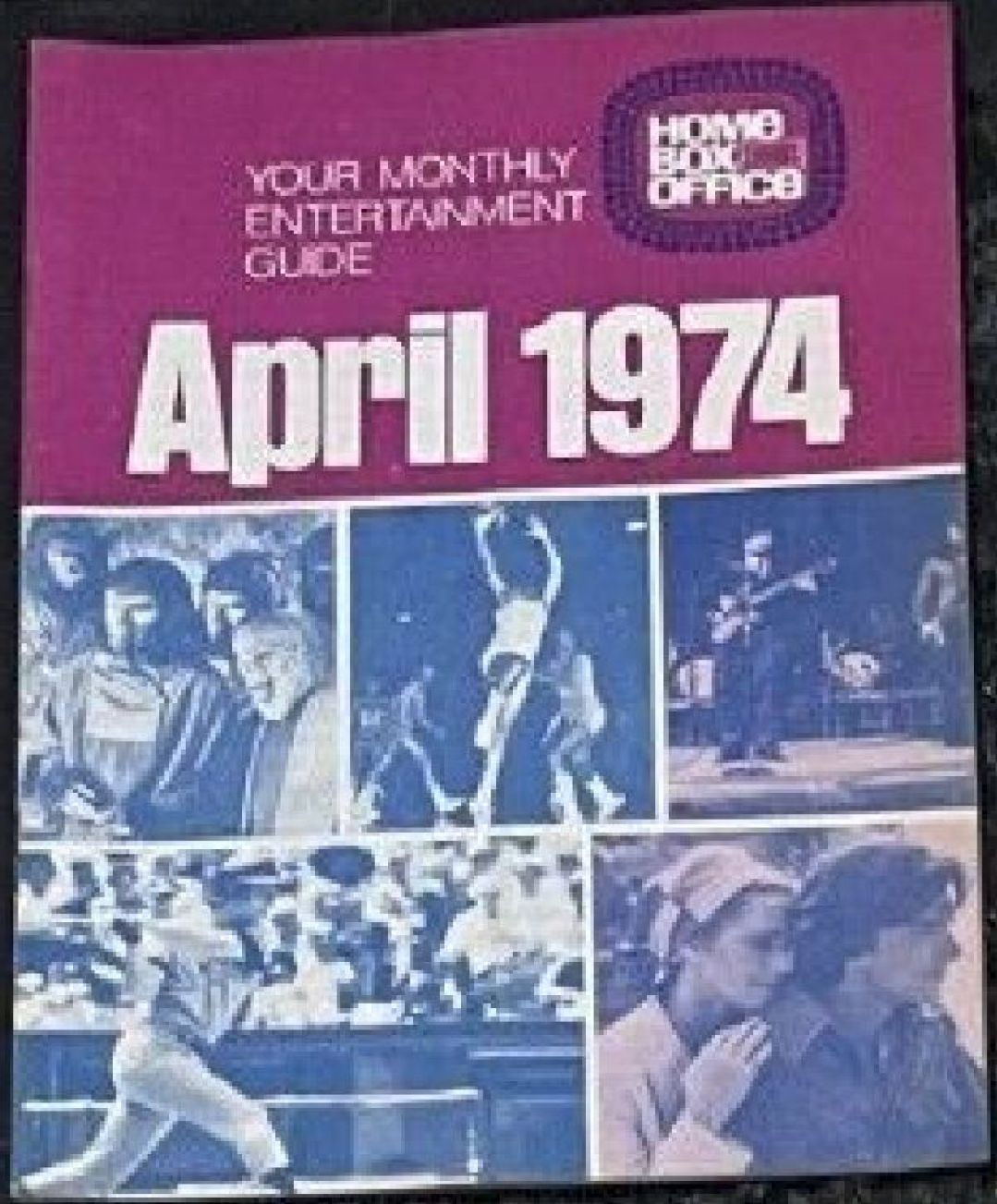 HBO magazine side cover  April 1974