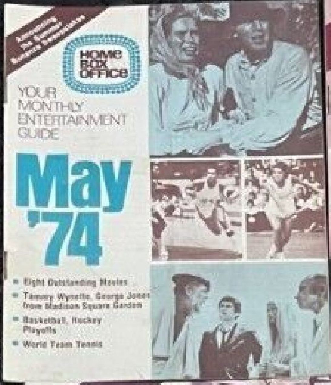 HBO magazine side cover  May 1974
