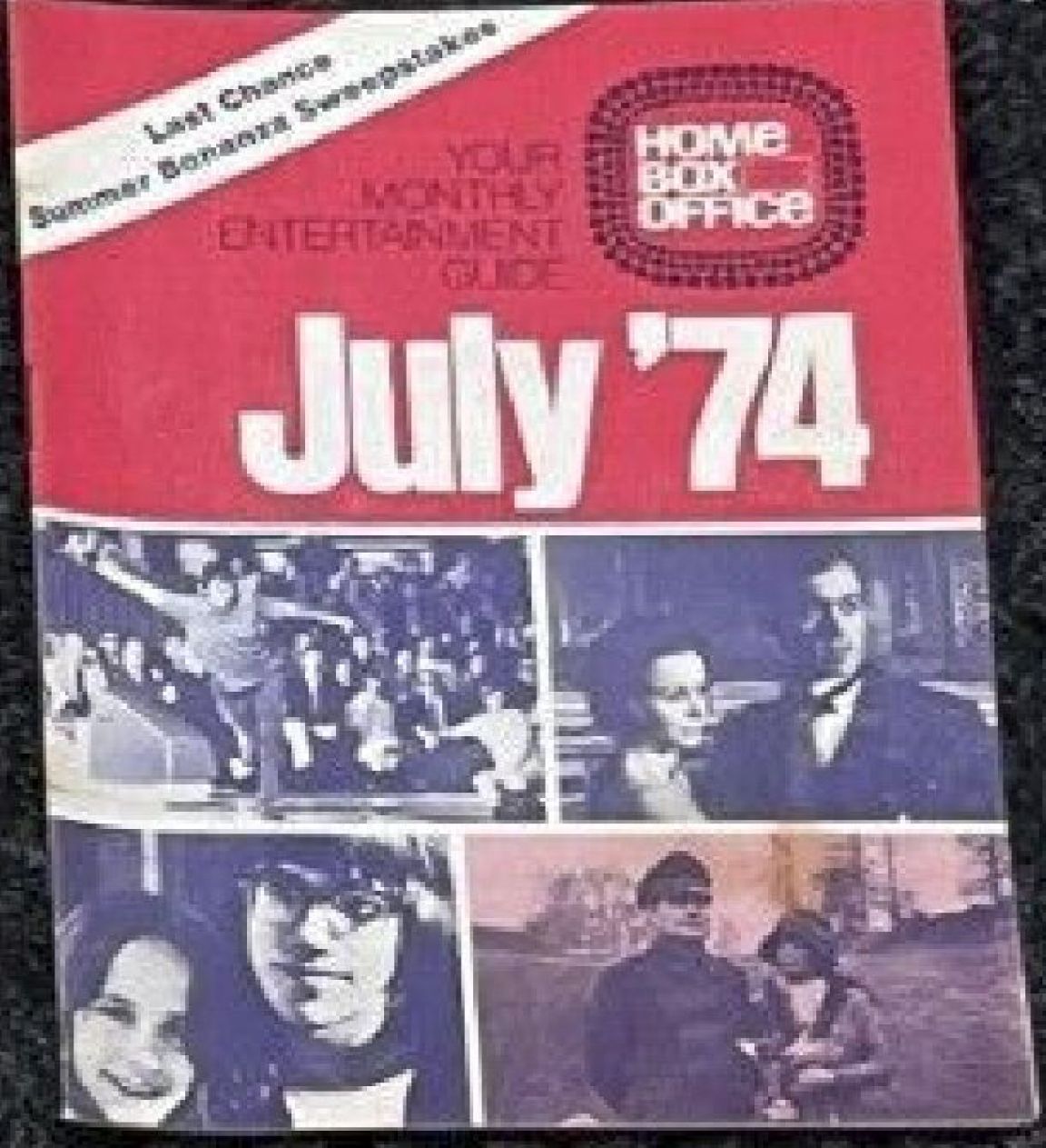 HBO magazine side cover  July 1974
