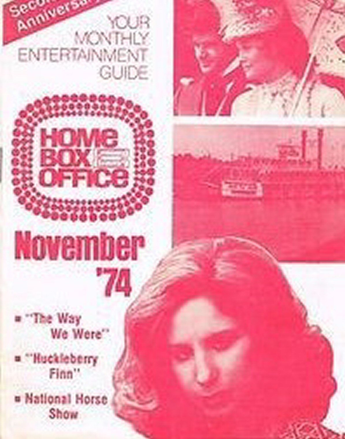 HBO magazine side cover  November 1974