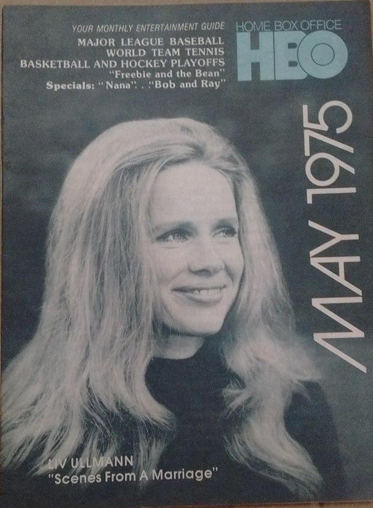 HBO magazine side cover  May 1975