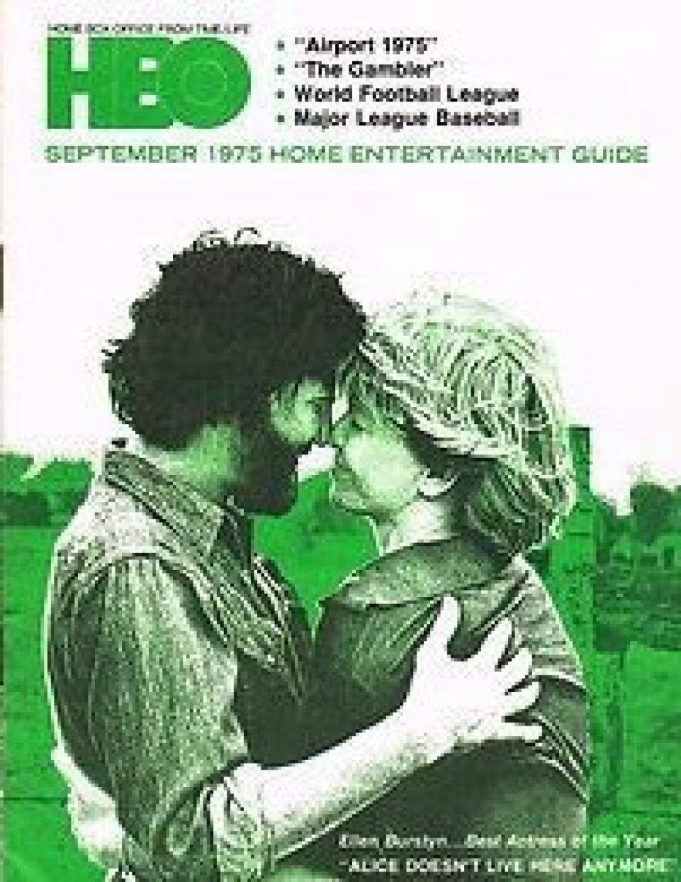 HBO magazine side cover  September 1975