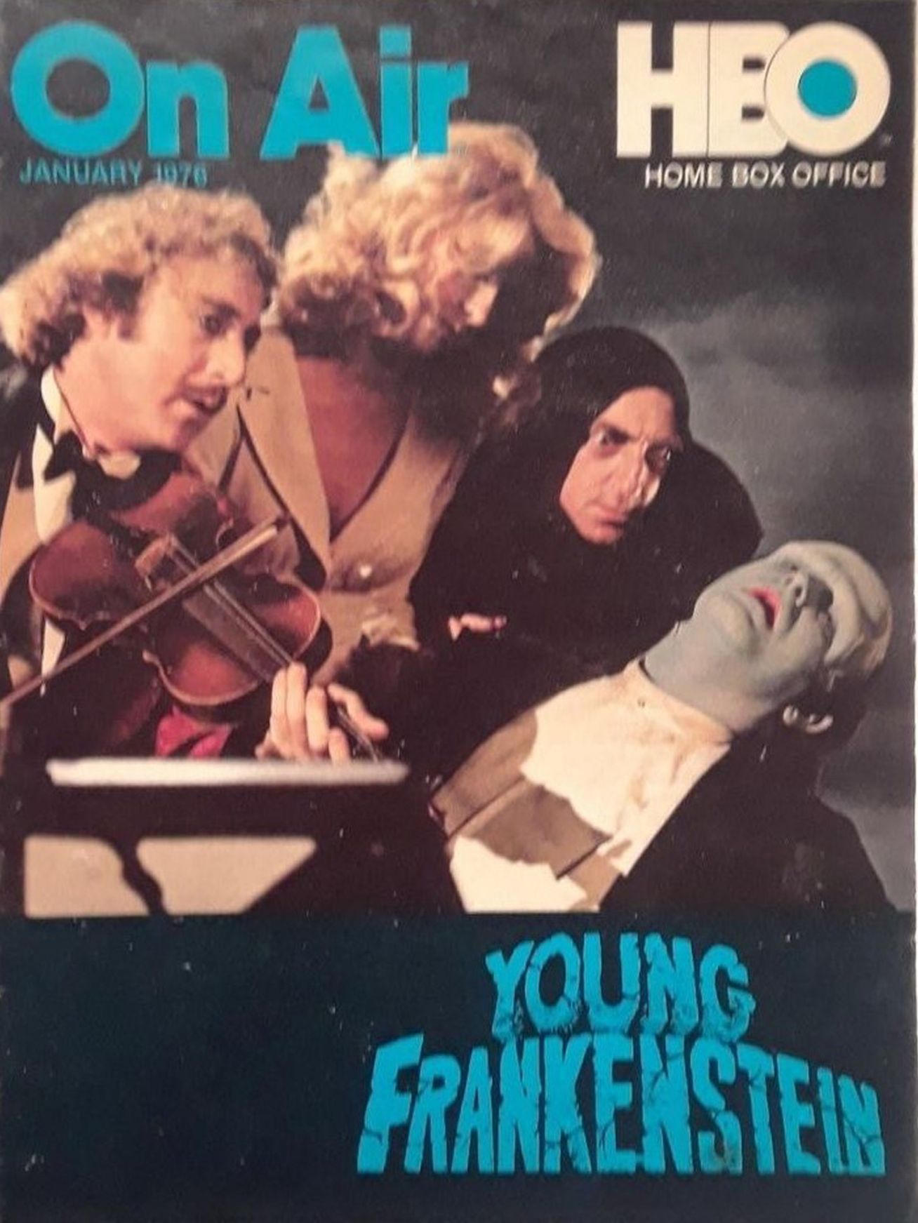 HBO magazine side cover  January 1976