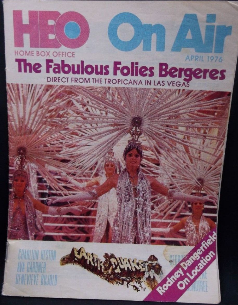 HBO magazine side cover  April 1976