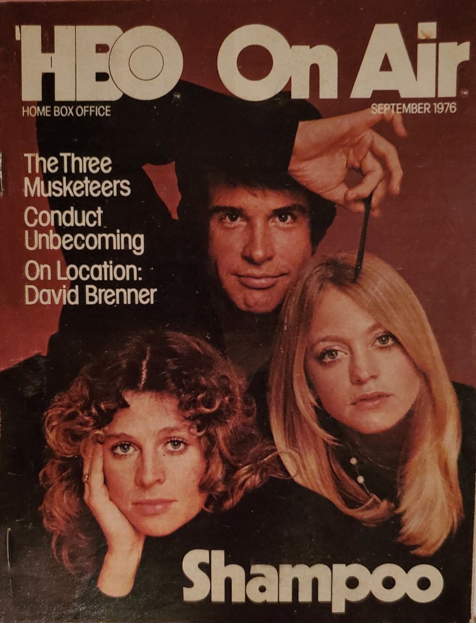 HBO magazine side cover September 1976