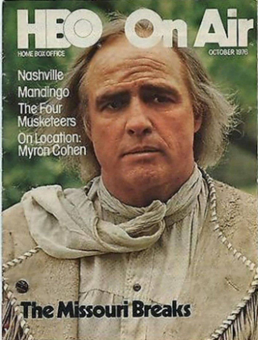 HBO magazine side cover  October 1976