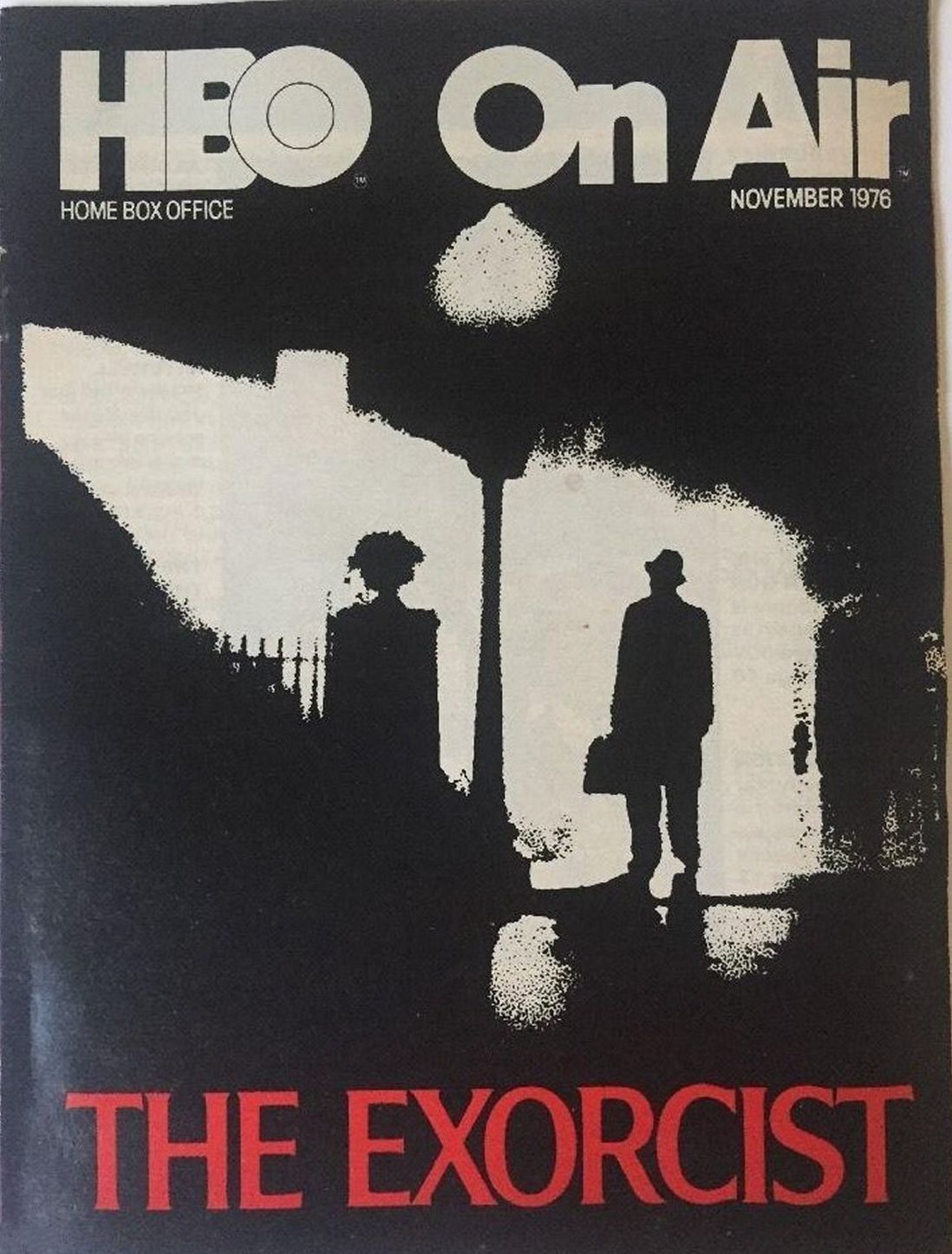 HBO magazine side cover  November 1976