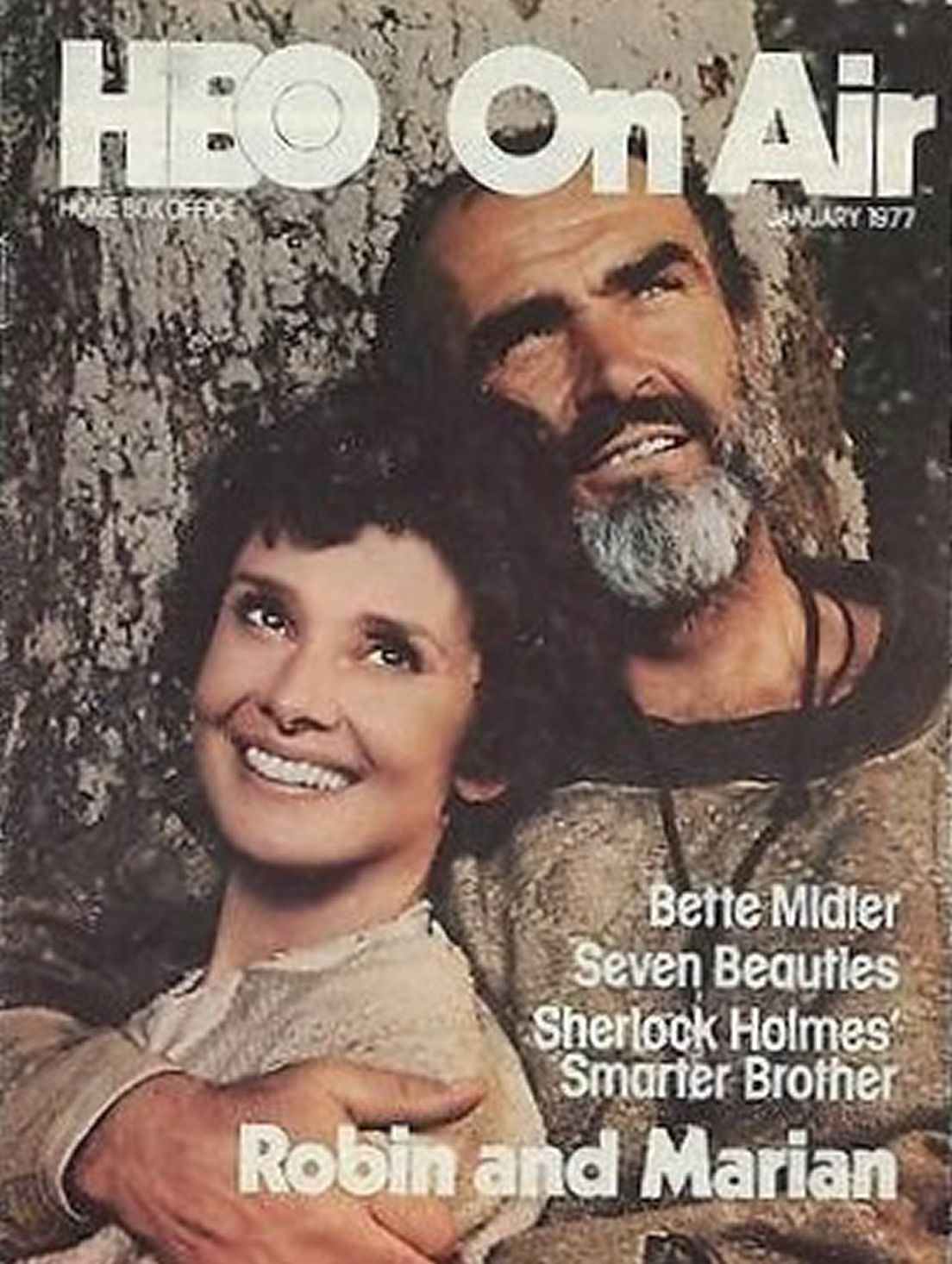 HBO magazine side cover  January 1977
