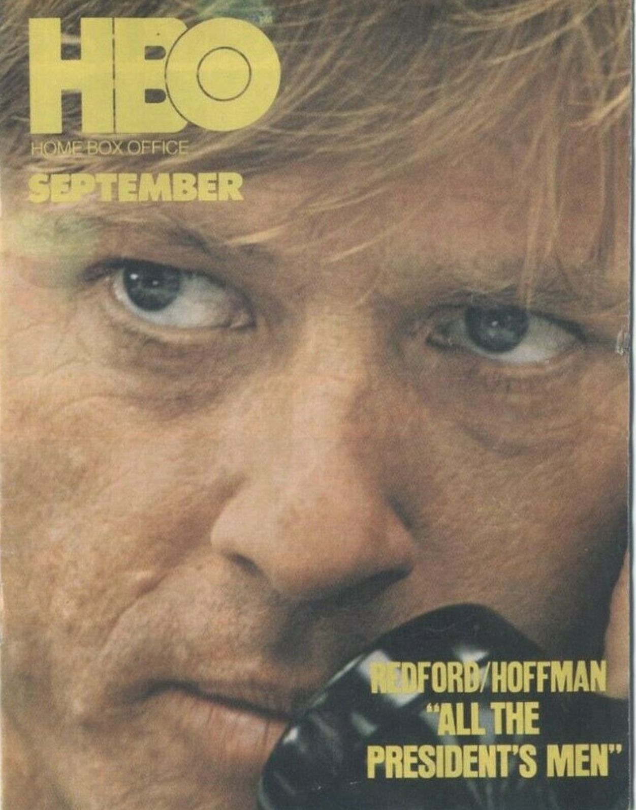 HBO magazine side cover  September 1977