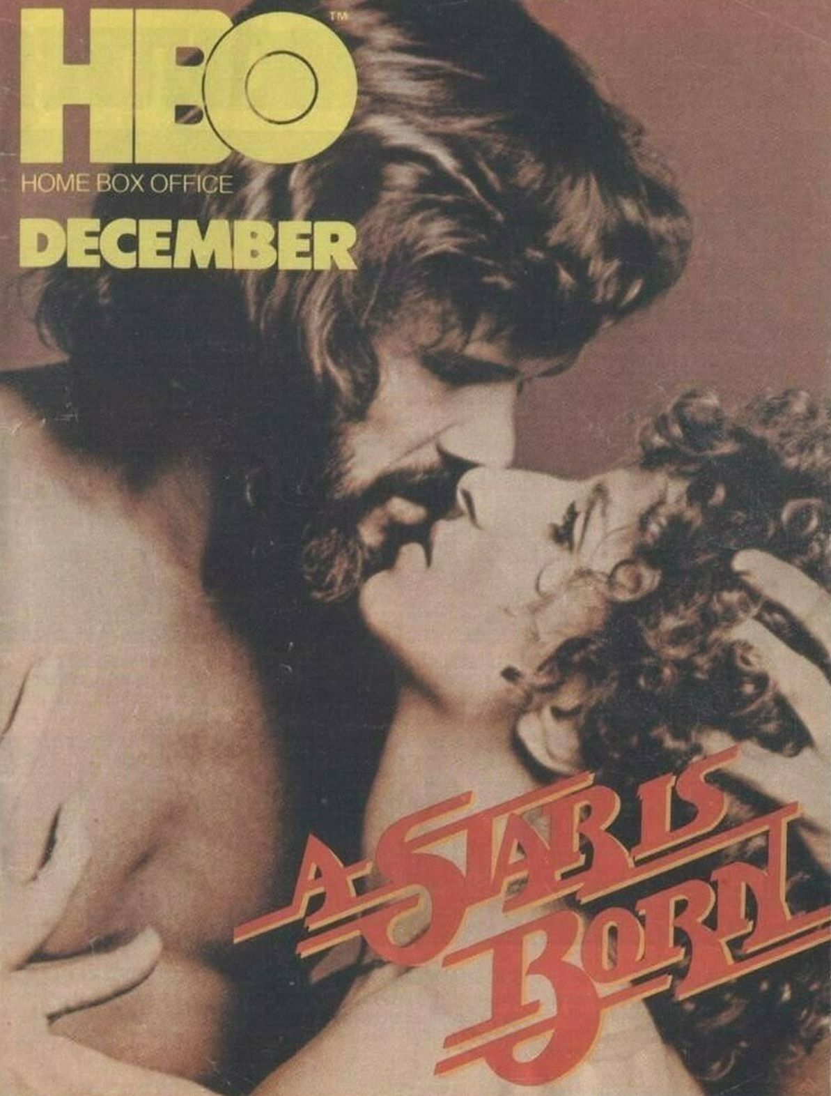 HBO magazine side cover  December 1977