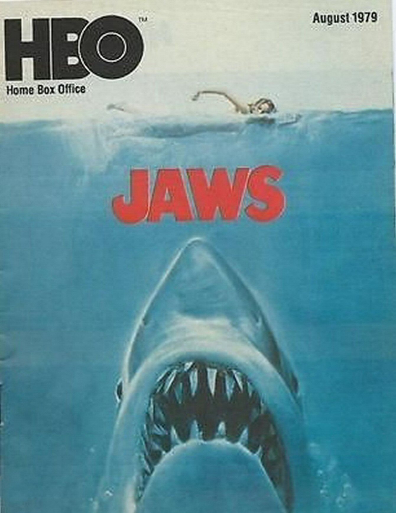 HBO magazine side cover  August 1979