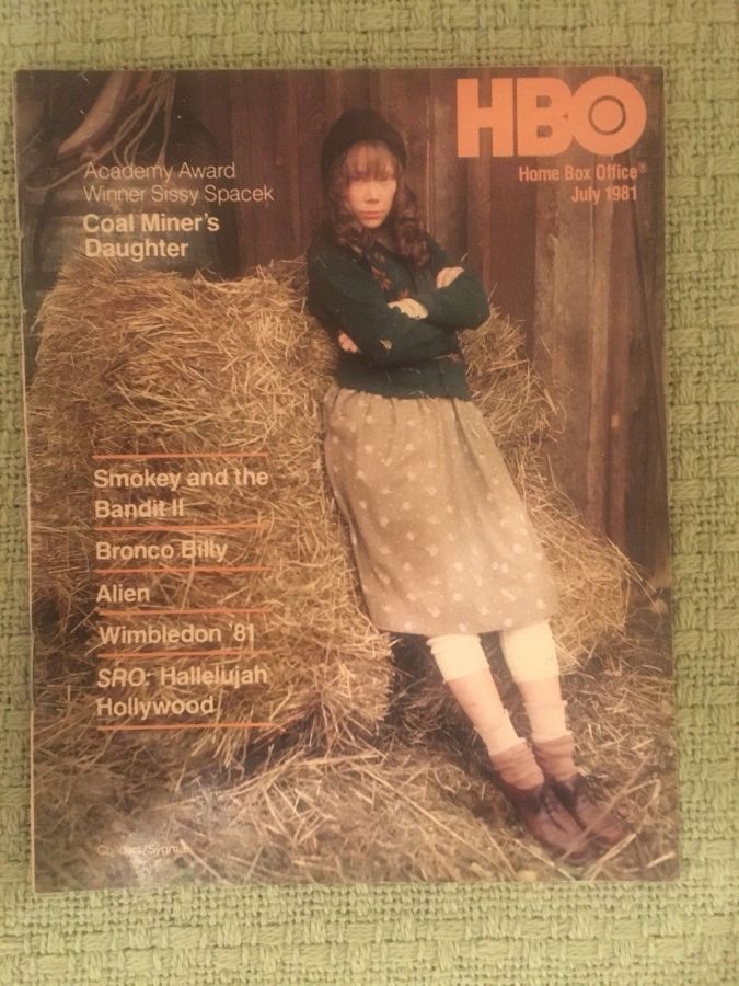 HBO magazine side cover  July 1981
