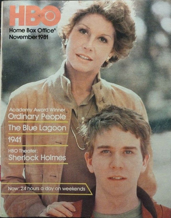 HBO magazine side cover  November 1981