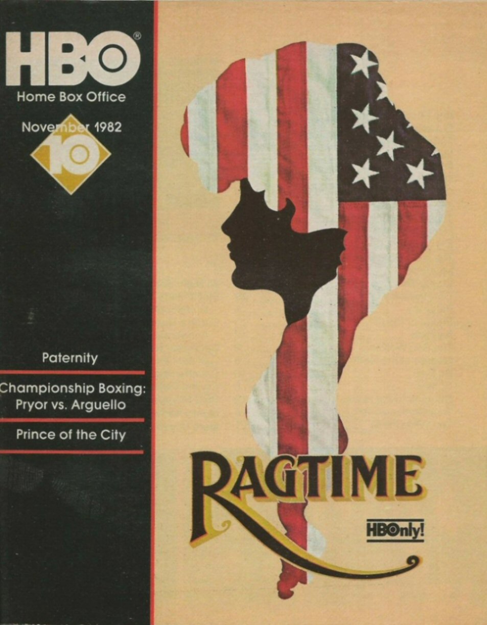 HBO magazine side cover  November 1982
