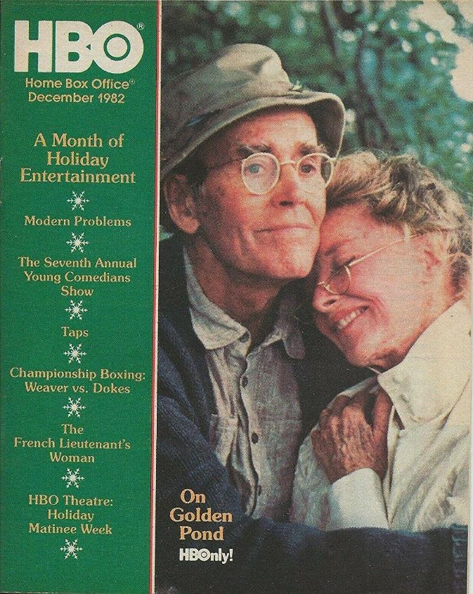 HBO magazine side cover  December 1982