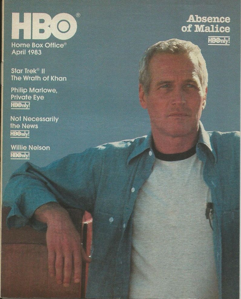 HBO magazine side cover  April 1983