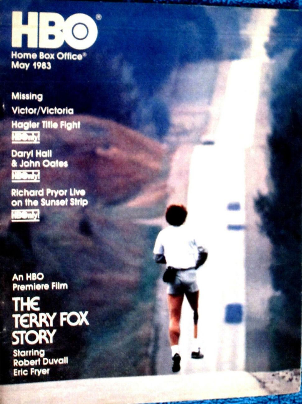 HBO magazine side cover  May 1983
