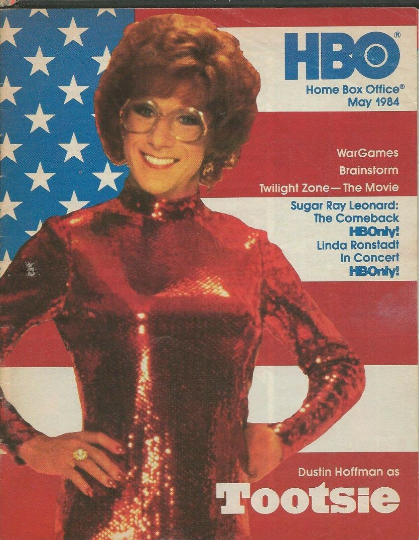 HBO magazine side cover  May 1984