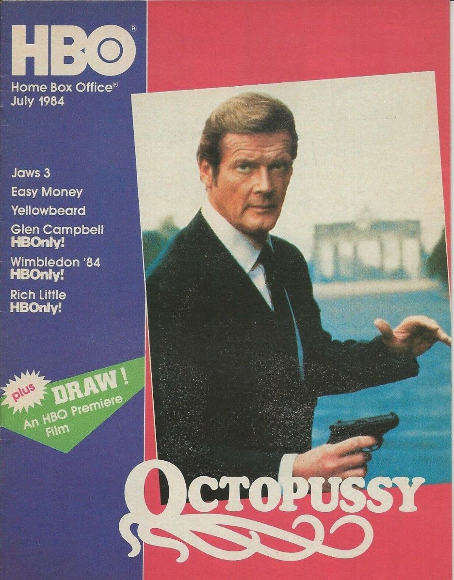 HBO magazine side cover  July 1984