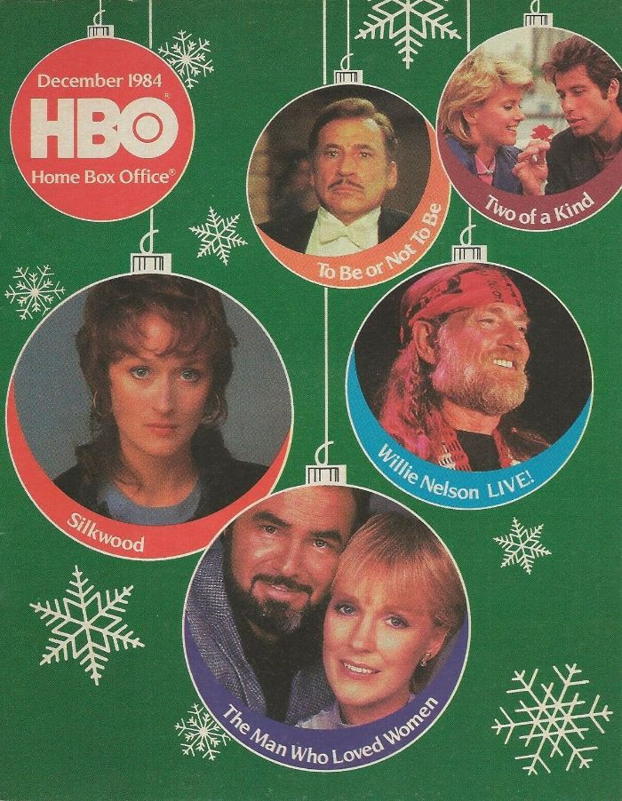 HBO magazine side cover  December 1984