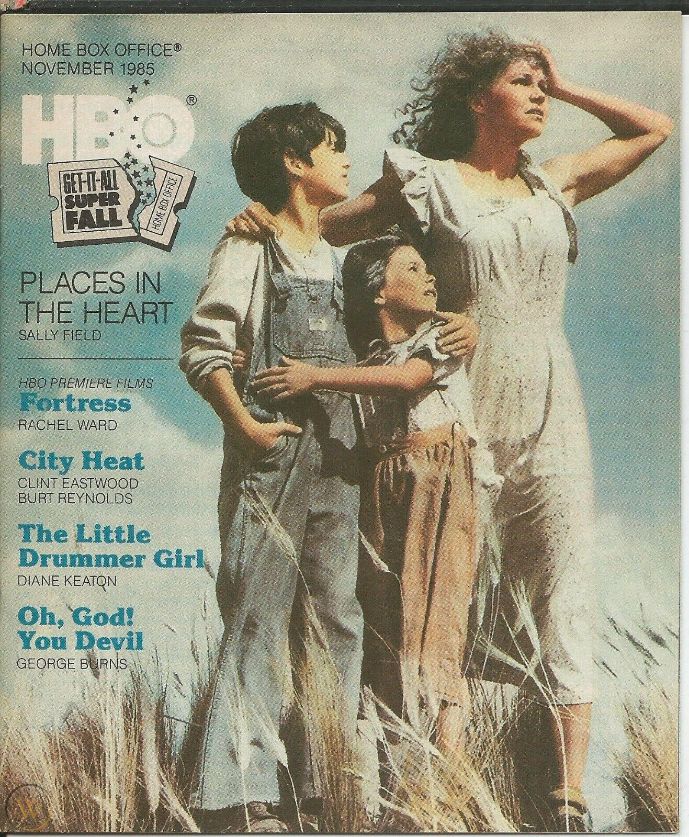 HBO magazine side cover  November 1985