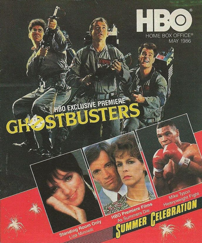 HBO magazine side cover  May 1986