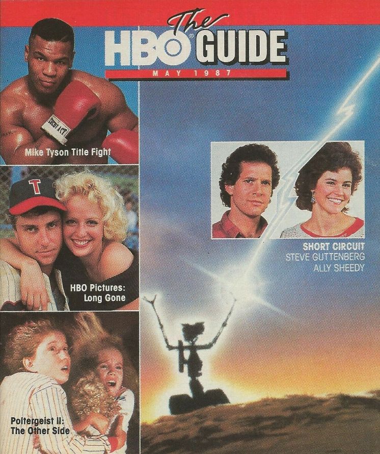 HBO magazine side cover  May 1987