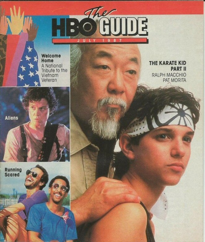 HBO magazine side cover  July 1987