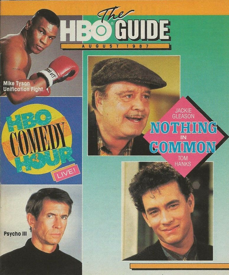 HBO magazine side cover  August 1987
