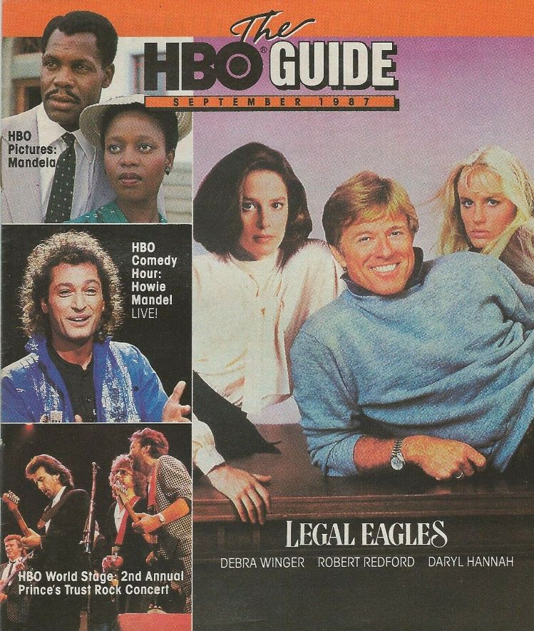 HBO magazine side cover  September 1987