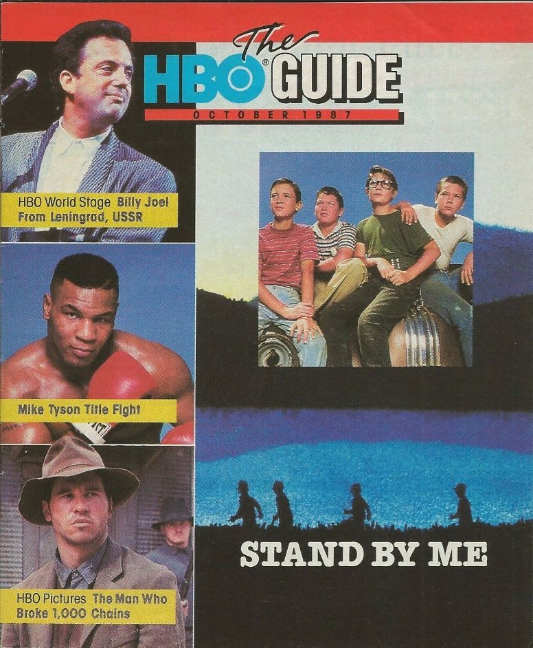 HBO magazine side cover  October 1987