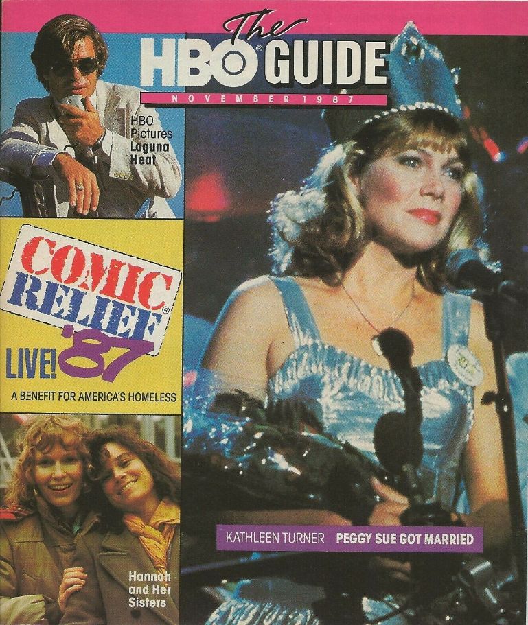 HBO magazine side cover  November 1987