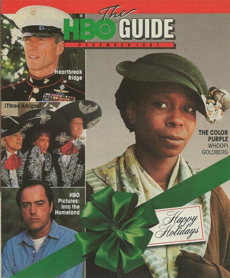 HBO magazine side cover  December 1987