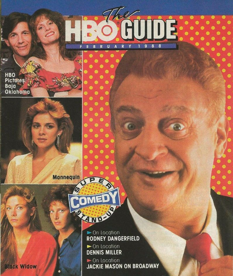 HBO magazine side cover  February 1988