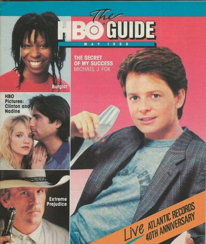 HBO magazine side cover  May 1988