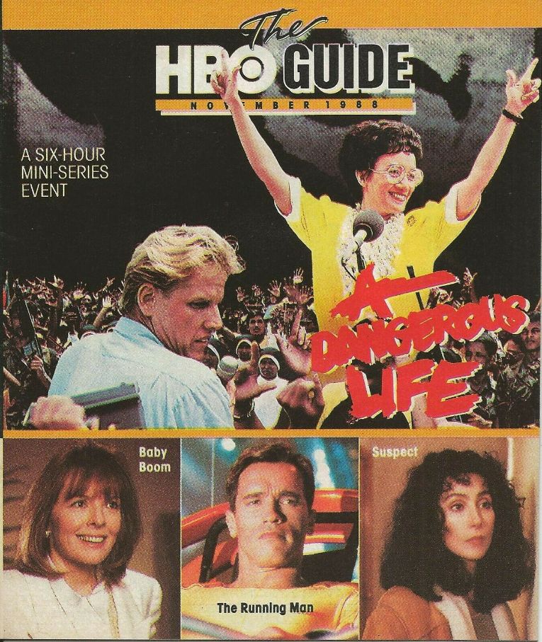 HBO magazine side cover  November 1988