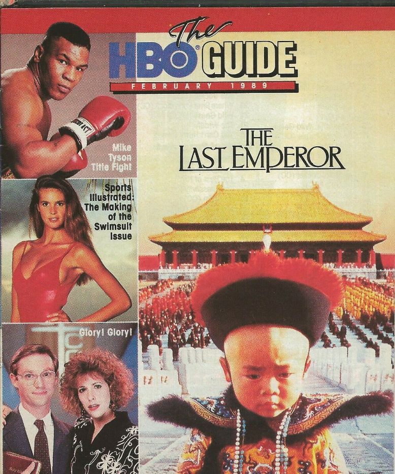 HBO magazine side cover  February 1989