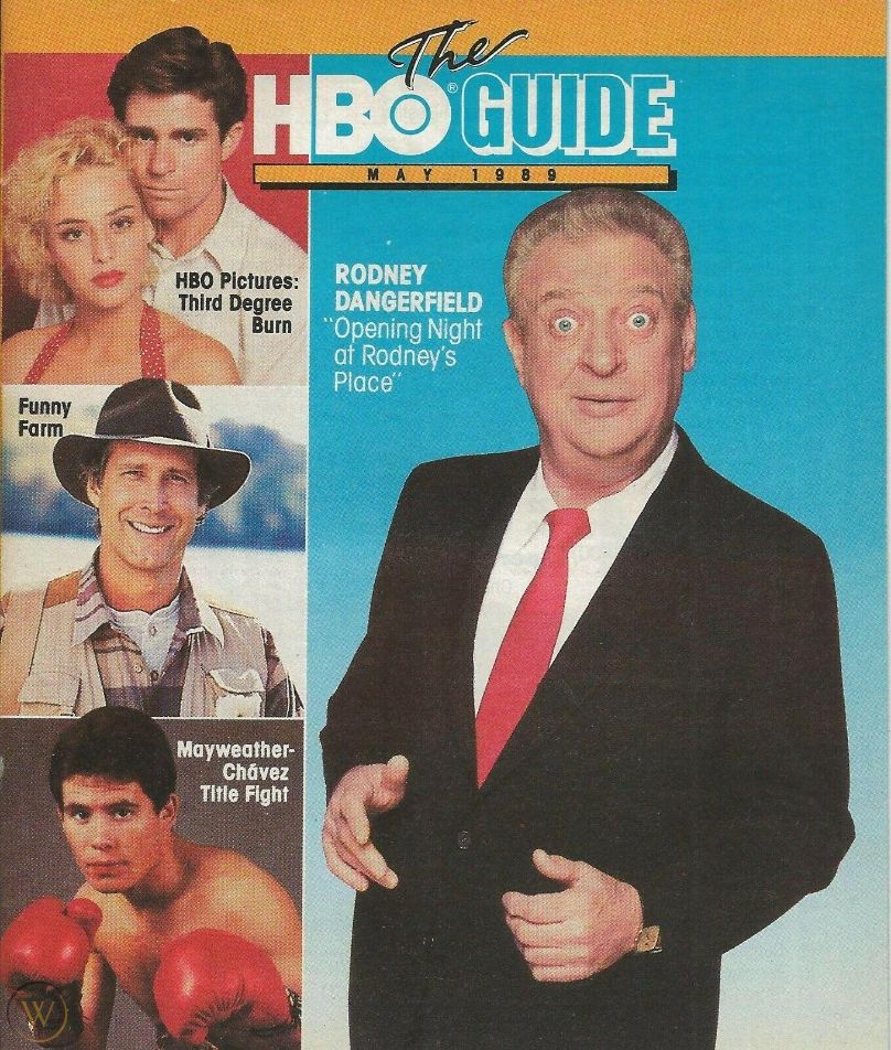 HBO magazine side cover  May 1989