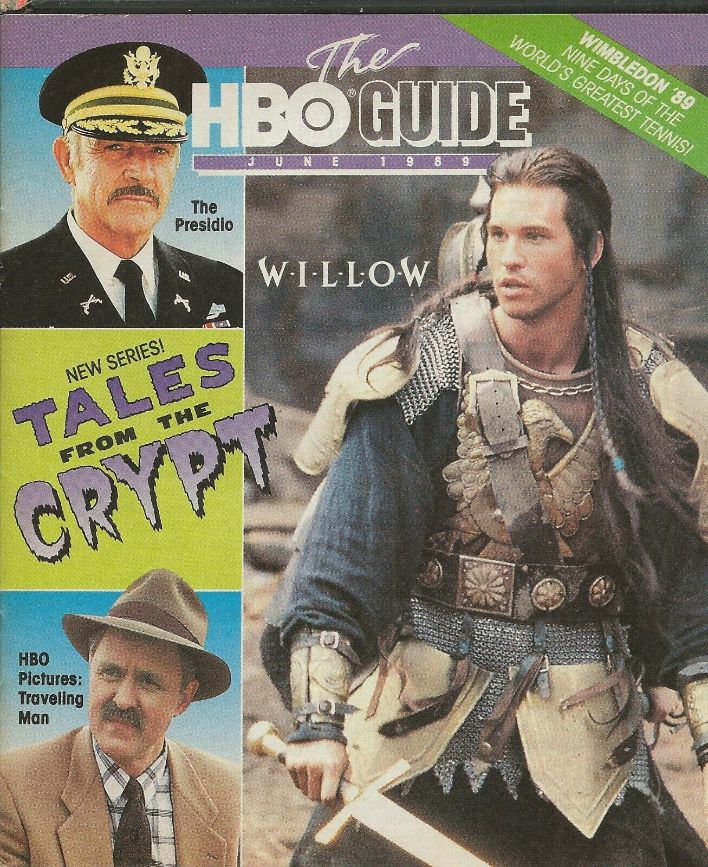 HBO magazine side cover  June 1989
