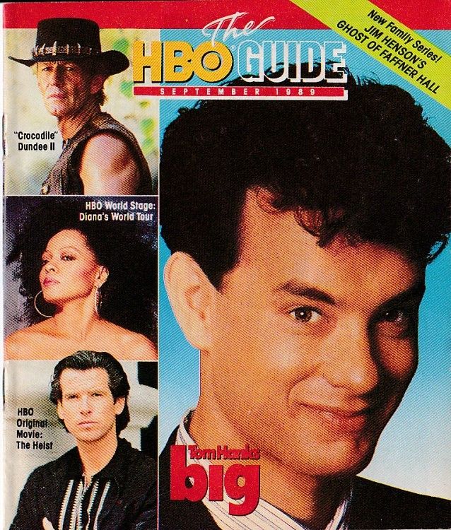 HBO magazine side cover  September 1989