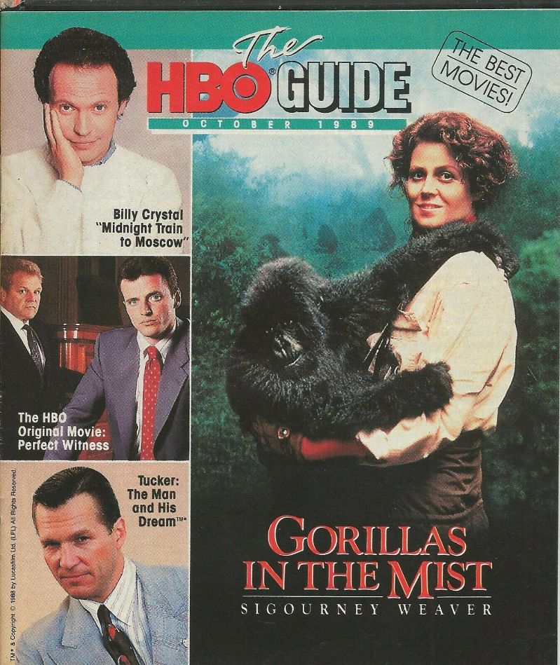 HBO magazine side cover  October 1989