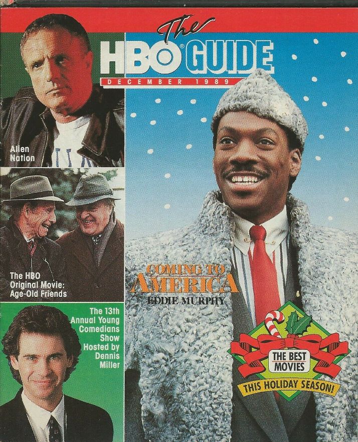 HBO magazine side cover  December 1989