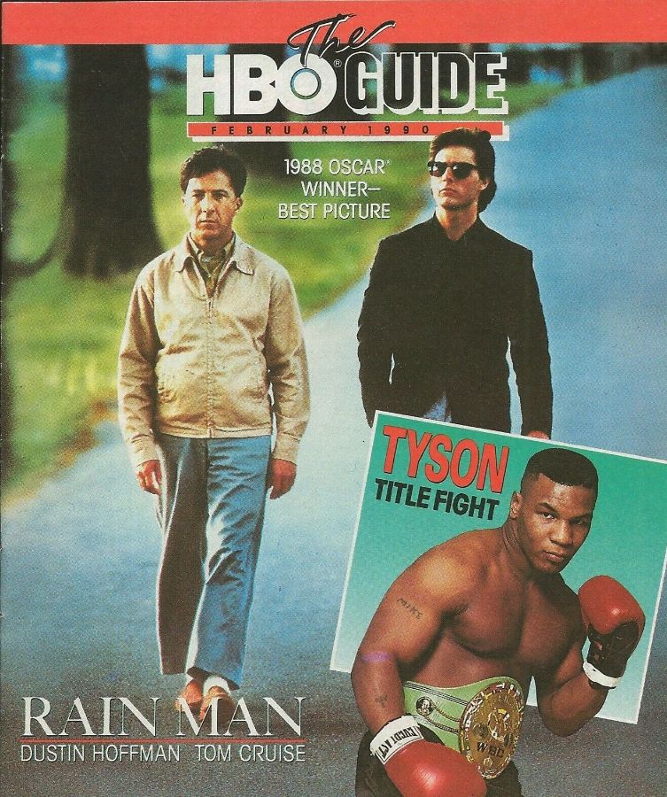 HBO magazine side cover  February 1990