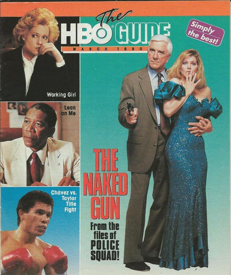 HBO magazine side cover  March 1990