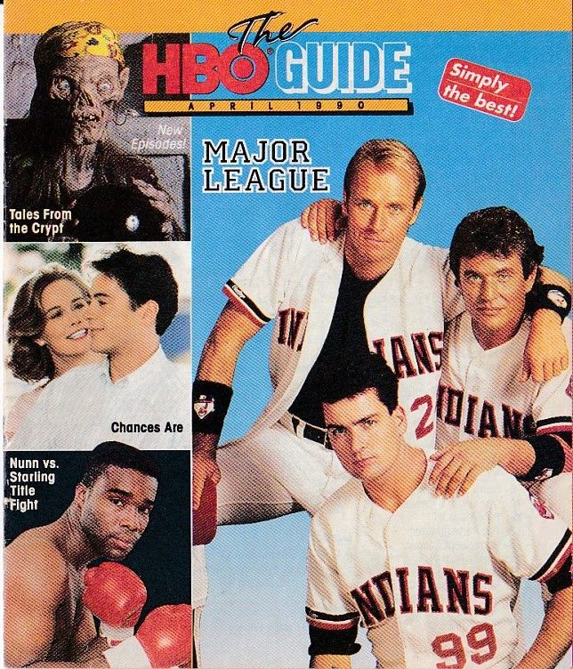 HBO magazine side cover  April 1990