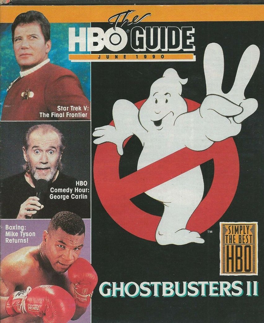HBO magazine side cover  June 1990
