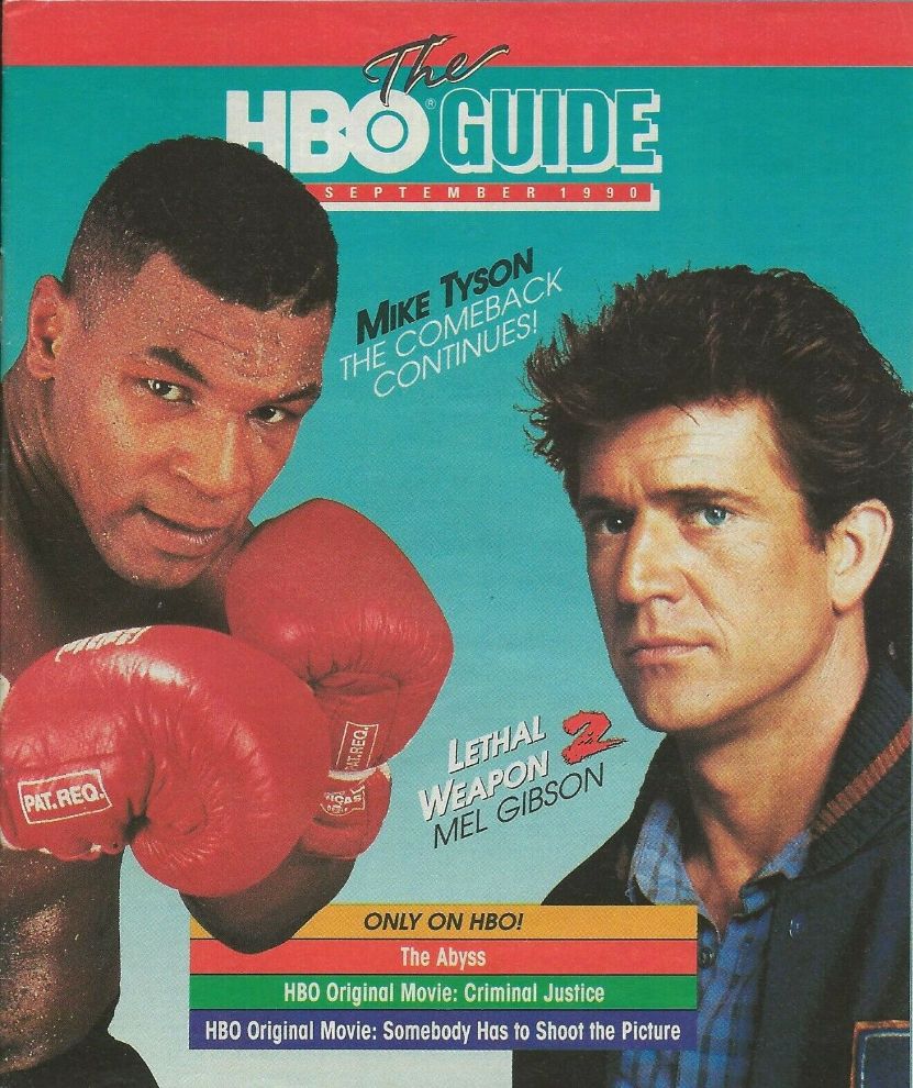 HBO magazine side cover  September 1990
