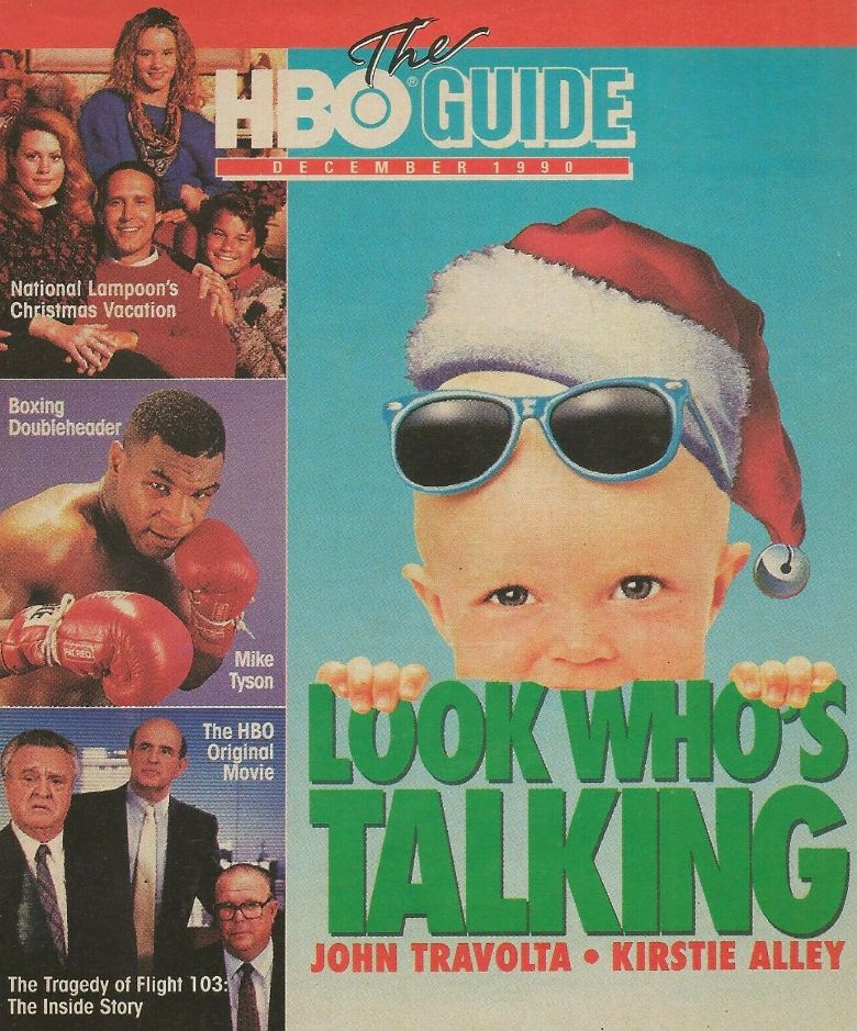 HBO magazine side cover  December 1990