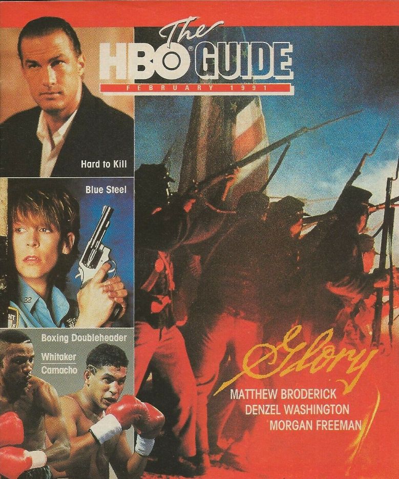 HBO magazine side cover  February 1991