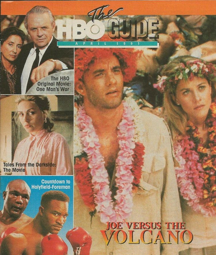 HBO magazine side cover  April 1991